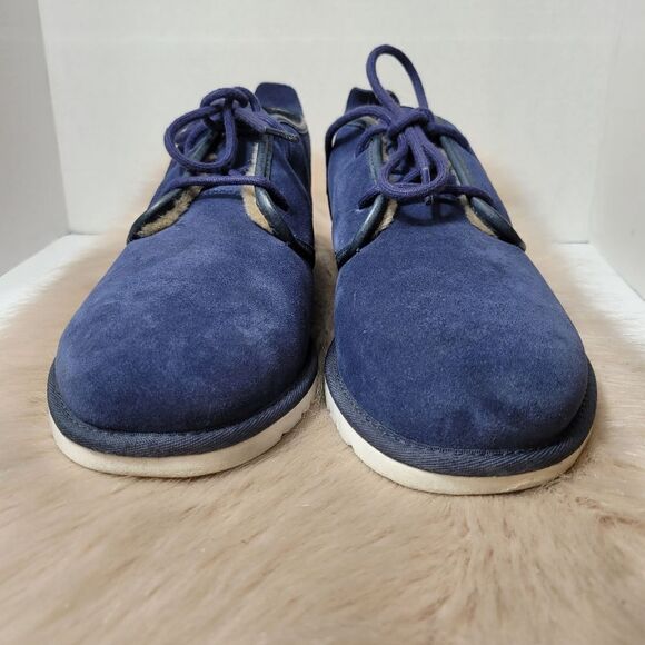 Ugg Australia Maksim Blue Navy Men\'s Lace Up Chukka Boots Shoes Size 10 main image 8